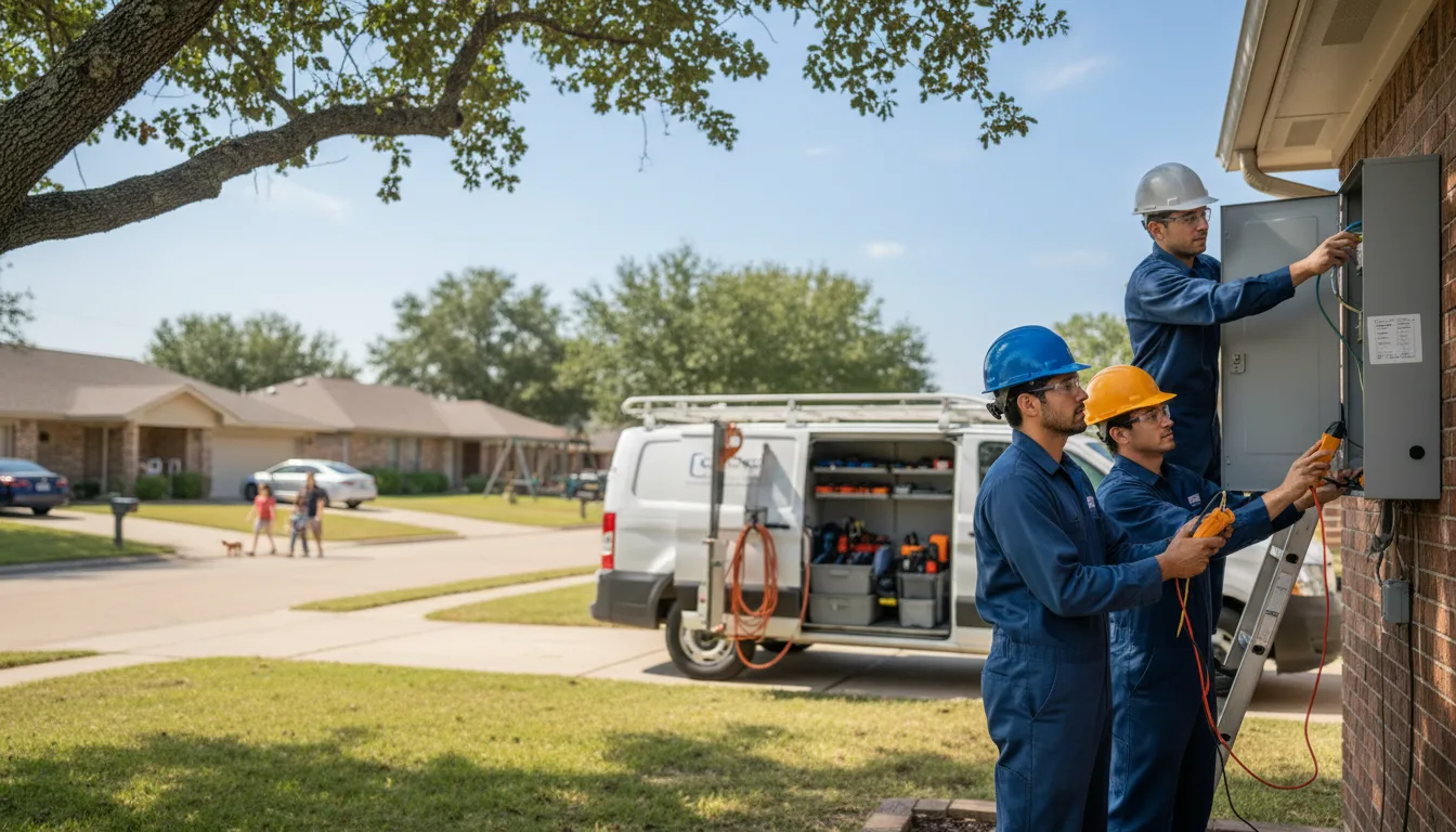Certified electrician providing emergency electrical services in Wilsonville, NE